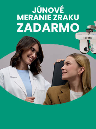 Meranie zraku zadarmo na našich predajniach