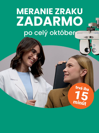Meranie zraku zadarmo na našich predajniach